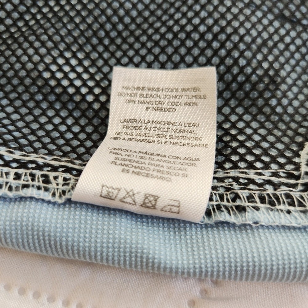 Shorts Mens Light Blue Cargo Size 36 Zip Pocket  Closure Light Breathable Casual - Picture 5 of 7